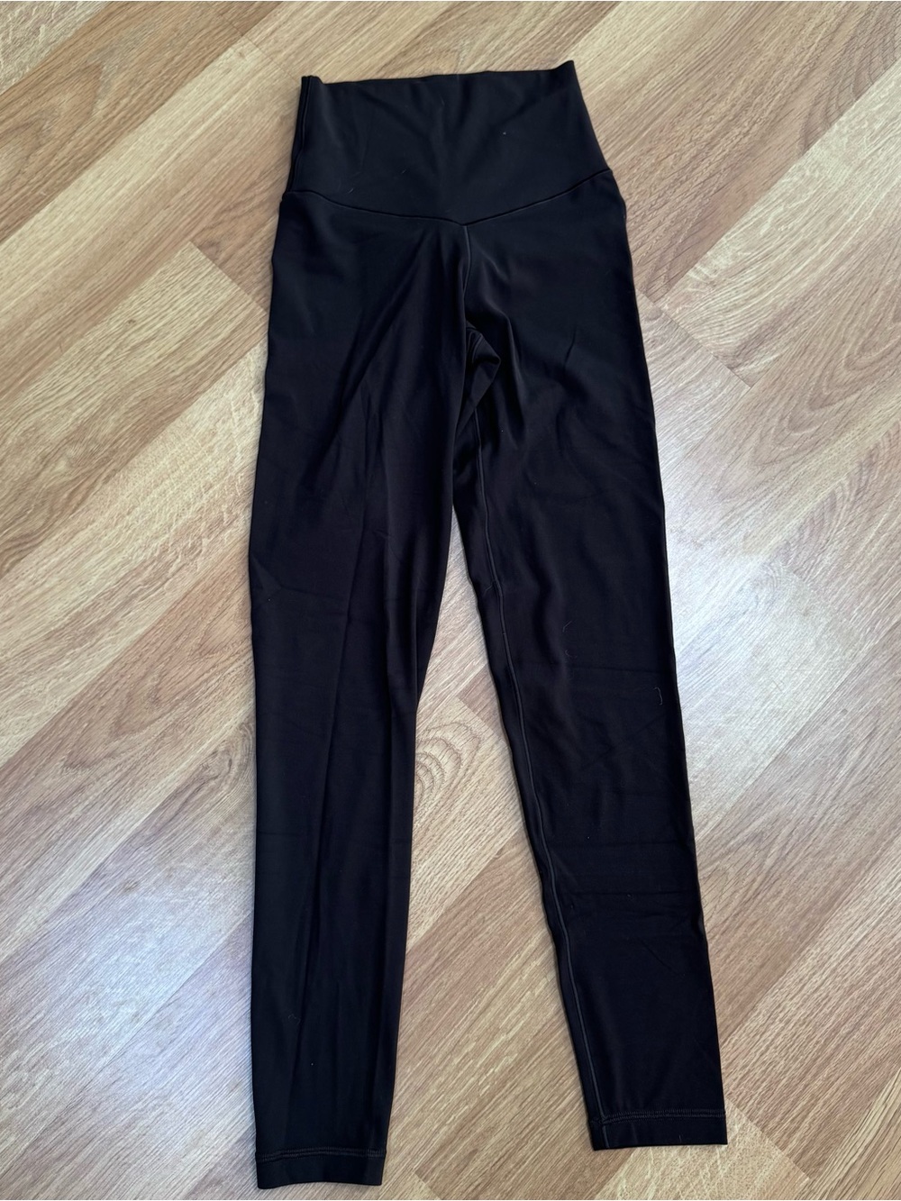 aerie High-Rise Black Leggings with Wide Waistband